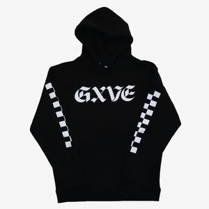 NEW with Tags GXVE by Gwen Stefani Black Hoodie Sweatshirt Ska No Doubt Large